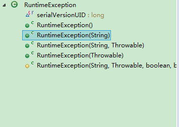 异常RuntimeException类
